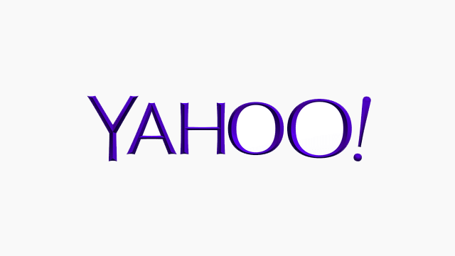 New Yahoo! Logo in Purple Color